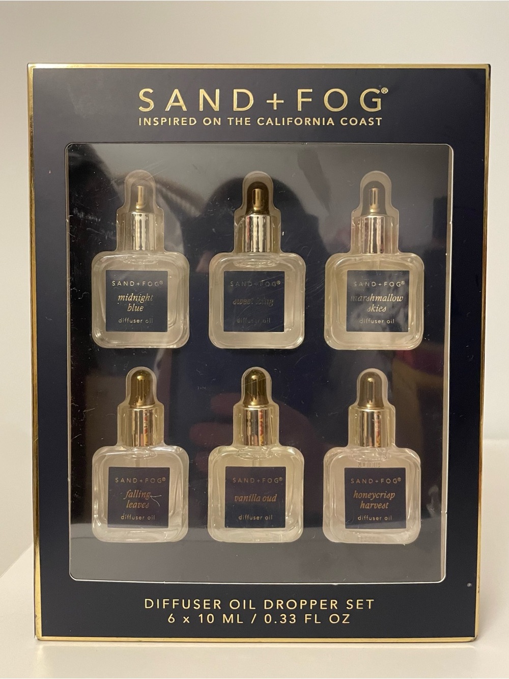 NWT SAND + FOG Diffuser Oil Dropper Set - Collection of 6 Classic Scents